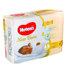 Huggies Newborn Size 1 2-5kg 26 Pieces
